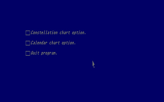 Amateur Astronomer's Guide to the Night Sky (The) atari screenshot